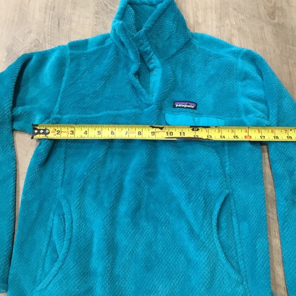 Patagonia Women’s Re-Tool Snap T Fleece Pullover Polartec Blue Size Medium - Picture 7 of 8
